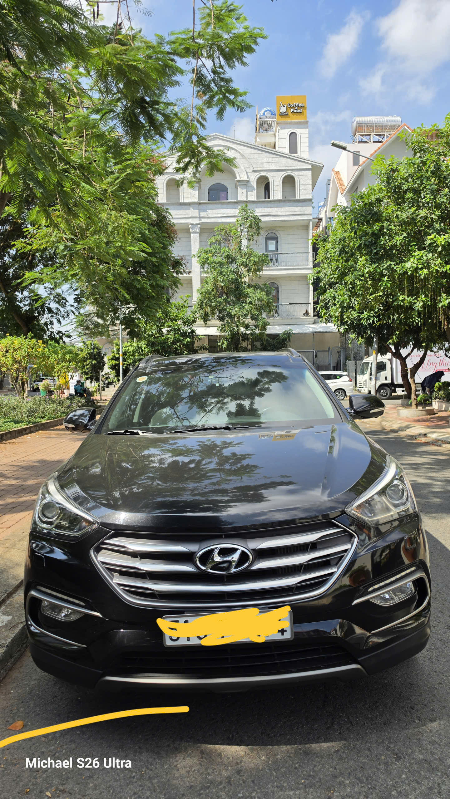BÁN HYUNDAI SANTAFE BẢN FULL MÁY DẦU 2017