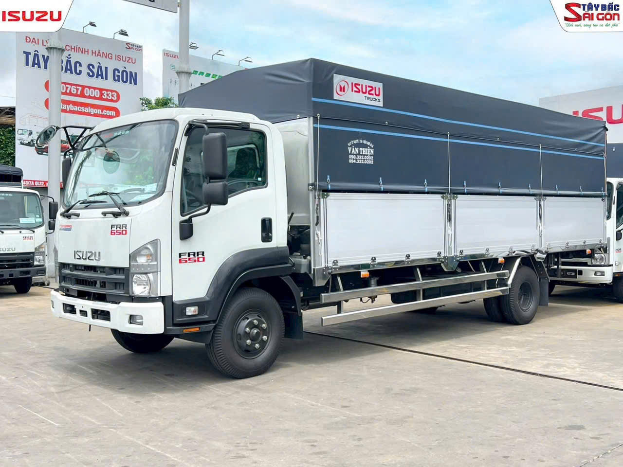 Xe Sẵn Giao Ngay Isuzu Frr650 Mui Bạt Bững Nhôm
