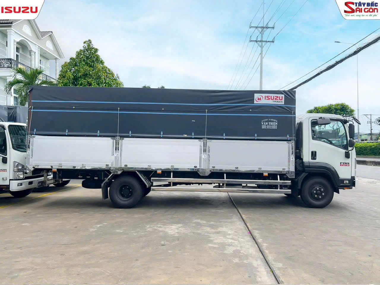 Xe Sẵn Giao Ngay Isuzu Frr650 Mui Bạt Bững Nhôm