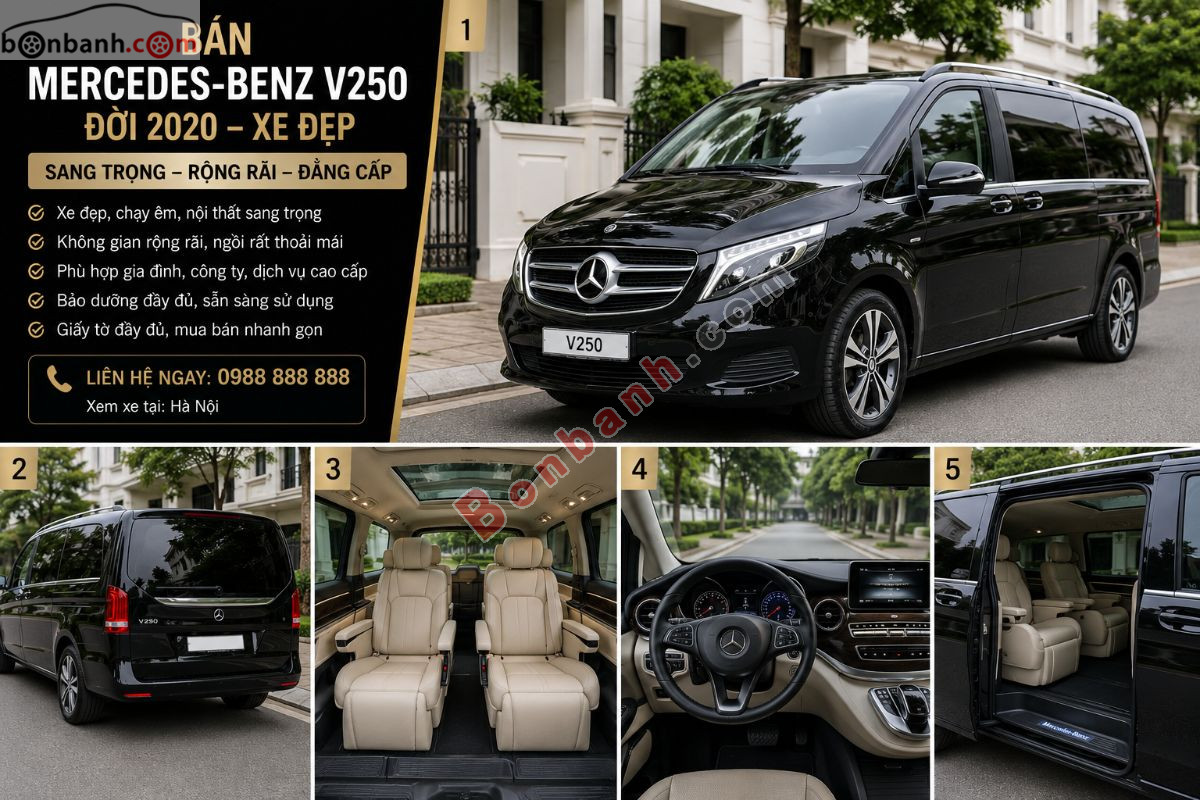 Bán ô tô Mercedes Benz V class V250 Luxury - 2020 - xe cũ