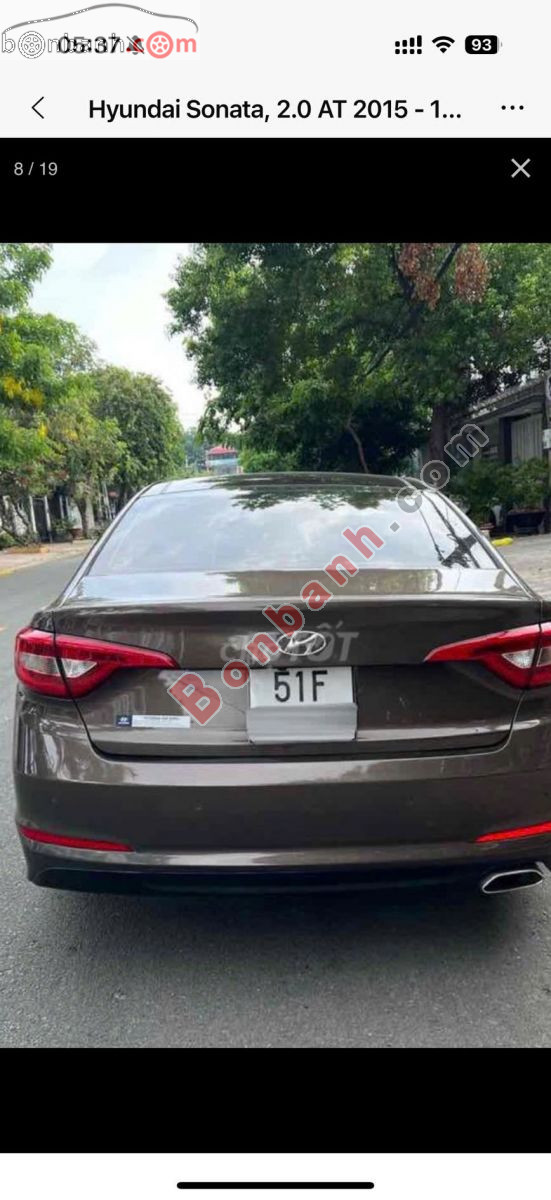Bán ô tô Hyundai Sonata 2.4 AT - 2015 - xe cũ