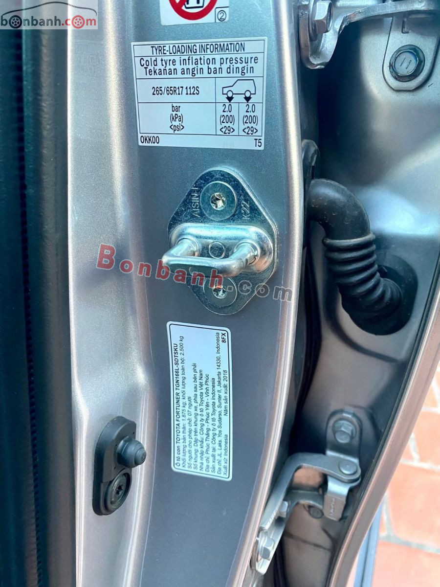 Bán ô tô Toyota Fortuner 2.7V 4x2 AT - 2018 - xe cũ