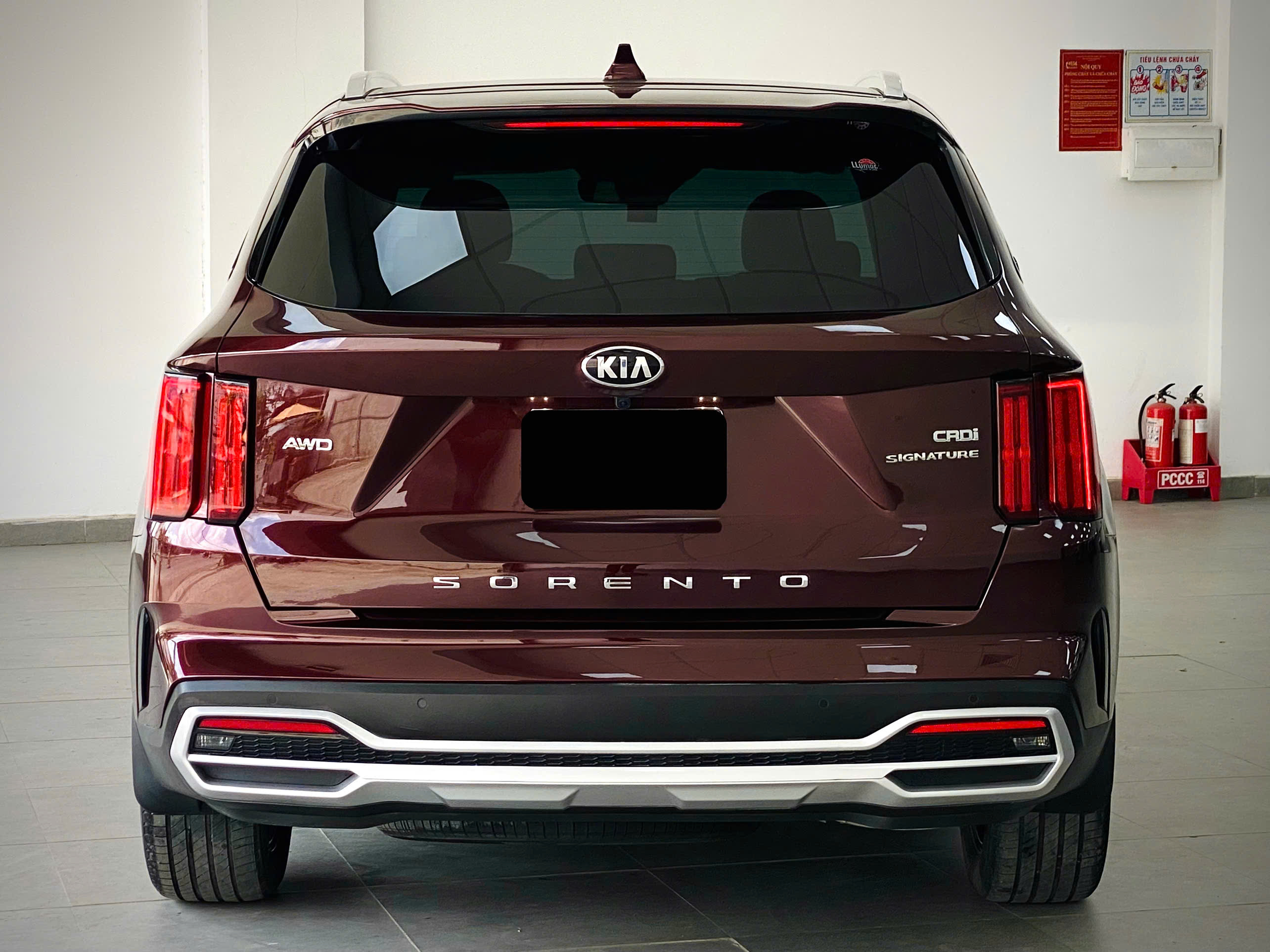 Bán xe Kia Sorento Signature 2.2 AT AWD năm sản xuất 2023, màu đỏ