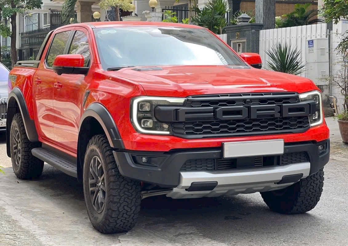 Bán Ford Ranger Raptor 2.0L 4x4 AT năm sản xuất 2025, màu đỏ, xe nhập, 1.045tỉ