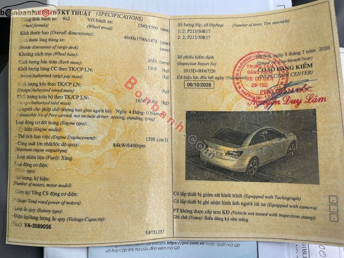 Bán ô tô Daewoo Lacetti CDX 1.6 AT - 2010 - xe cũ
