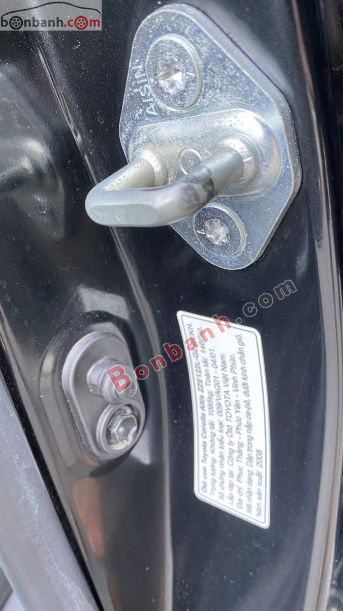 Bán ô tô Toyota Corolla altis 1.8G MT - 2008 - xe cũ