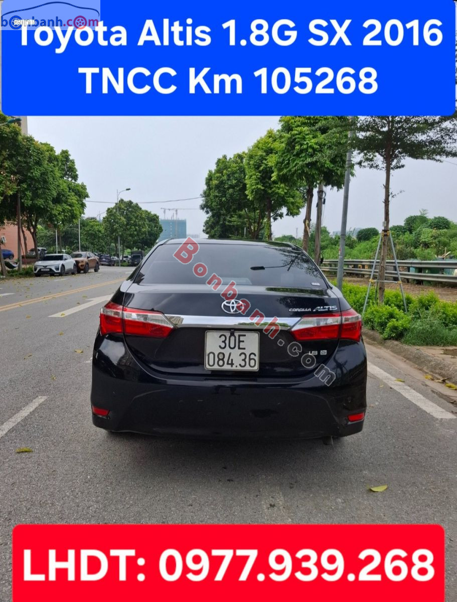 Bán ô tô Toyota Corolla altis 1.8G AT - 2016 - xe cũ