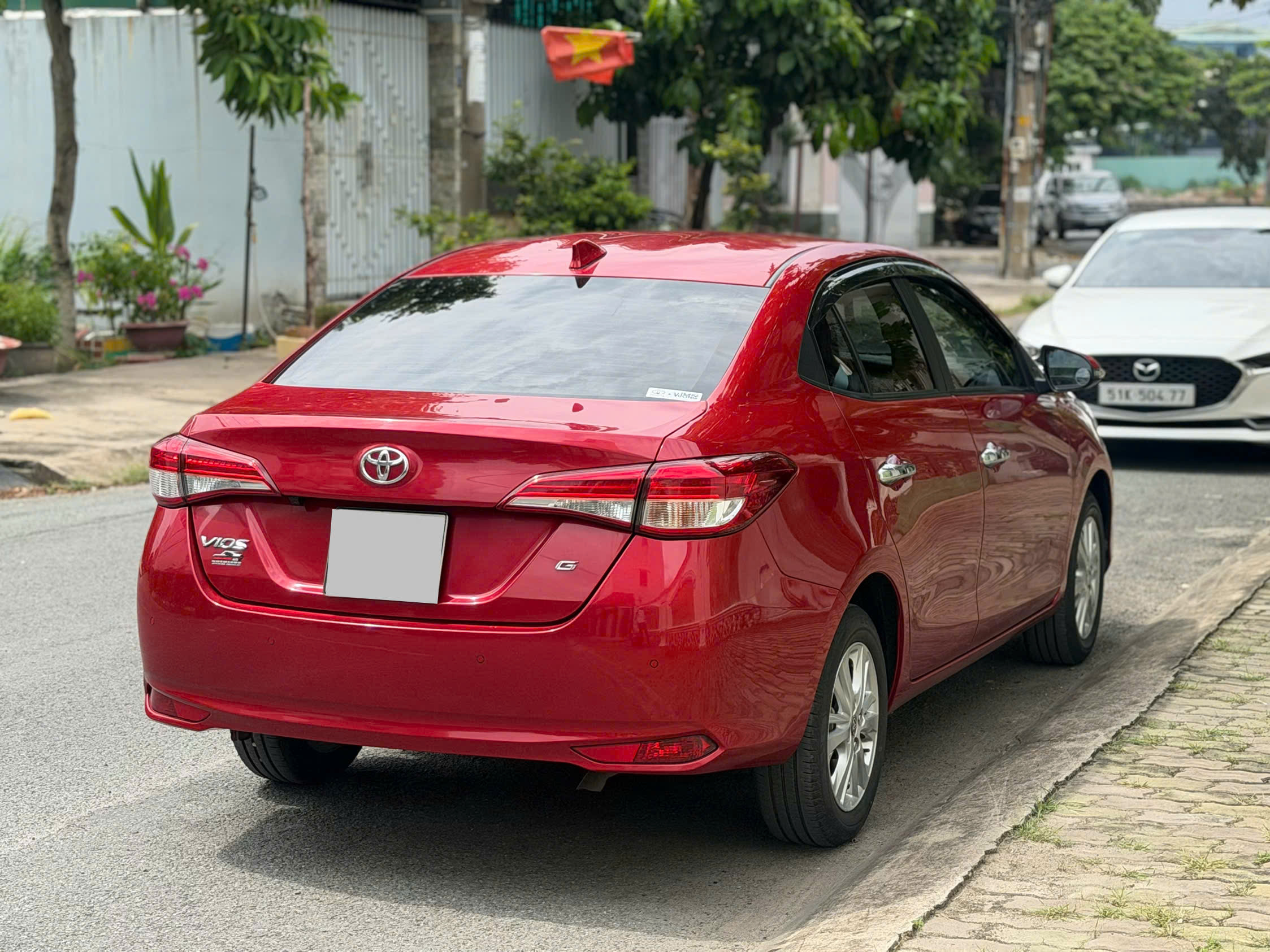 Bán Toyota Vios 1.5G năm 2020, màu đỏ