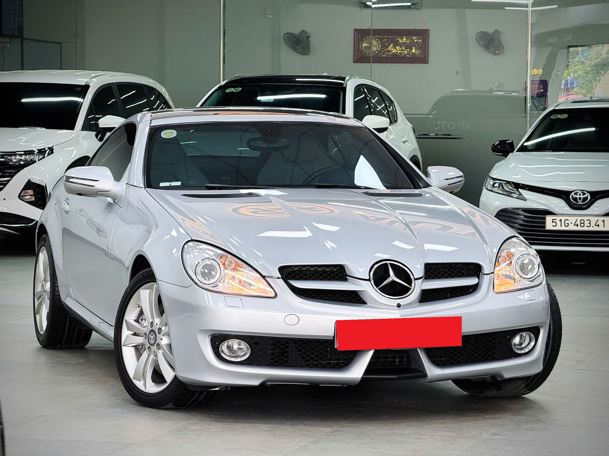 Bán Mercedes-Benz SLK class SLK 350 sản xuất 2009, màu bạc, xe nhập, 799tr
