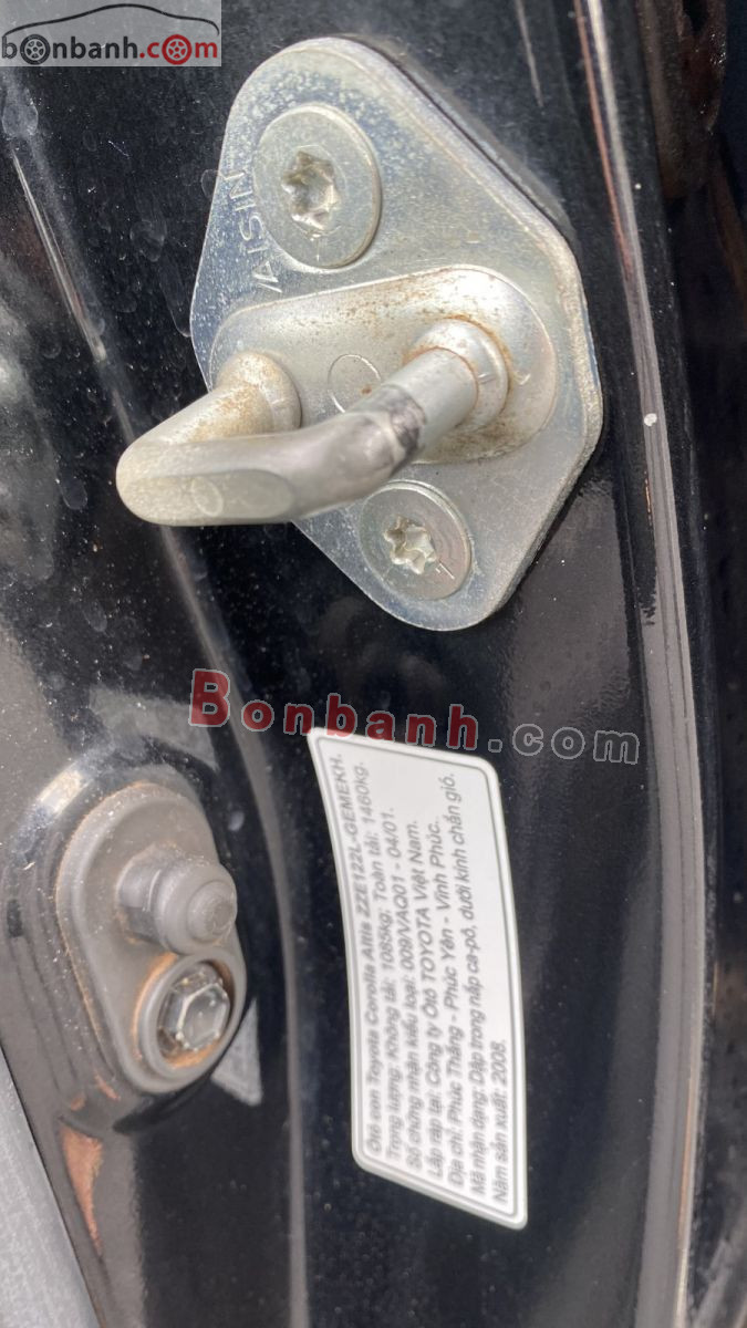Bán ô tô Toyota Corolla altis 1.8G MT - 2008 - xe cũ