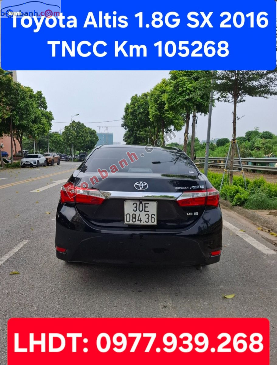 Bán ô tô Toyota Corolla altis 1.8G AT - 2016 - xe cũ