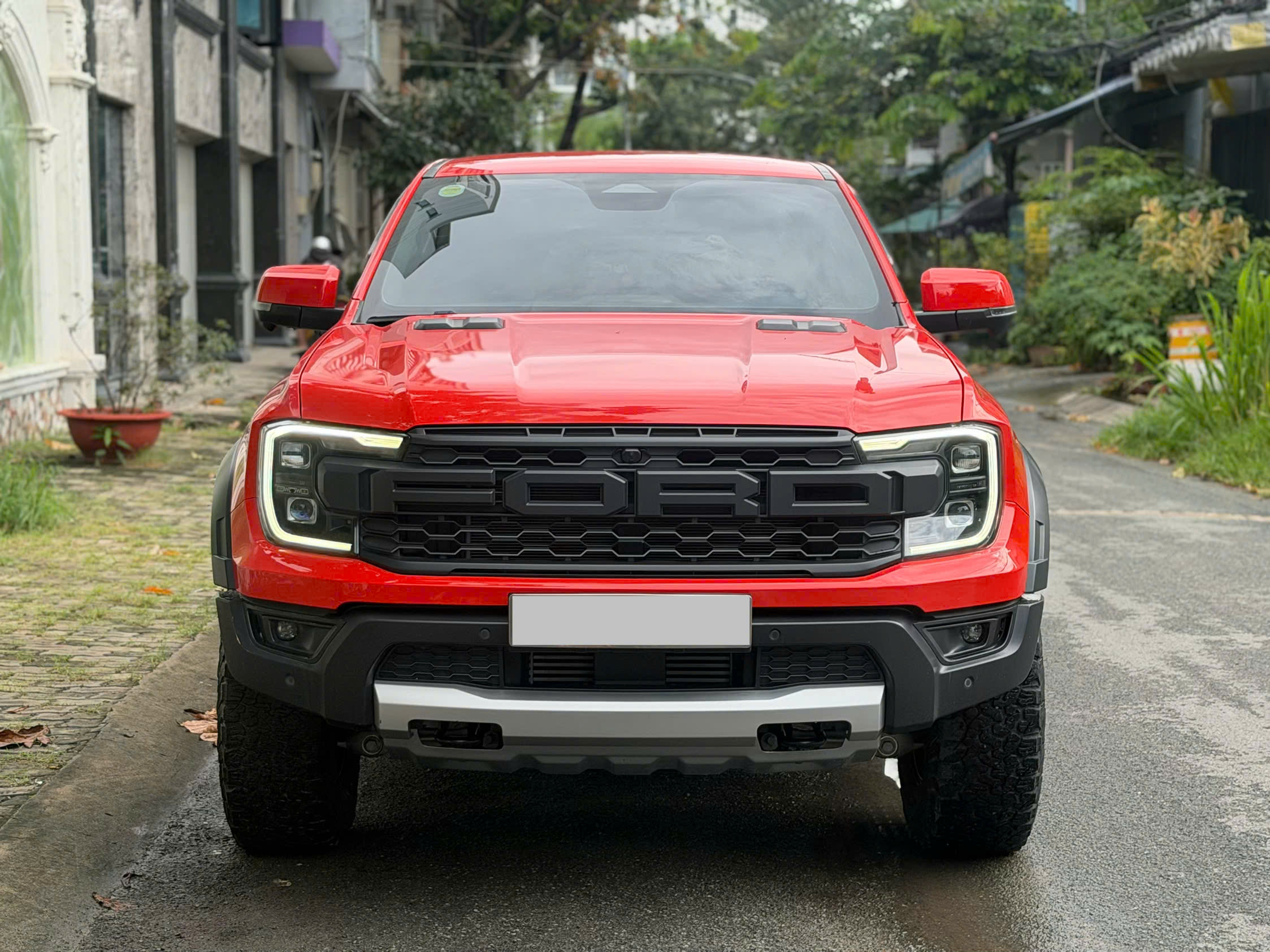 Bán ô tô Ford Ranger Raptor 2.0L 4x4 AT năm sản xuất 2025, màu đỏ, nhập khẩu nguyên chiếc, 1.086 tỉ