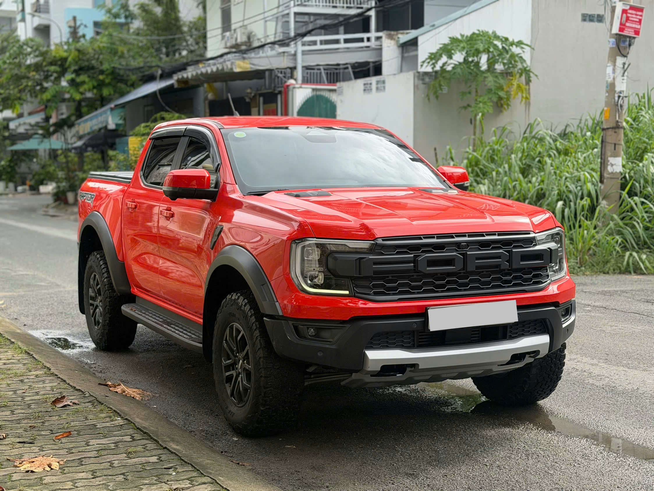 Bán ô tô Ford Ranger Raptor 2.0L 4x4 AT năm sản xuất 2025, màu đỏ, nhập khẩu nguyên chiếc, 1.086 tỉ