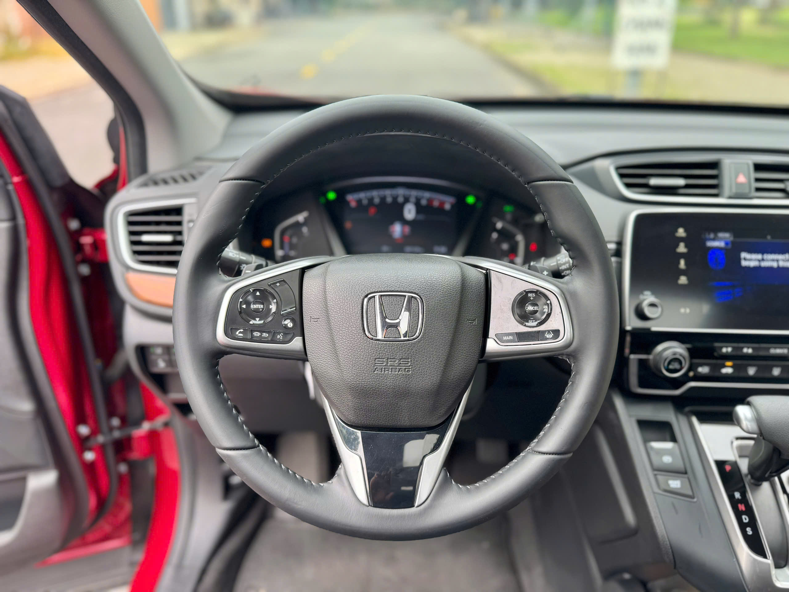 Bán ô tô Honda CR V L sản xuất 2021, màu đỏ, xe nhập