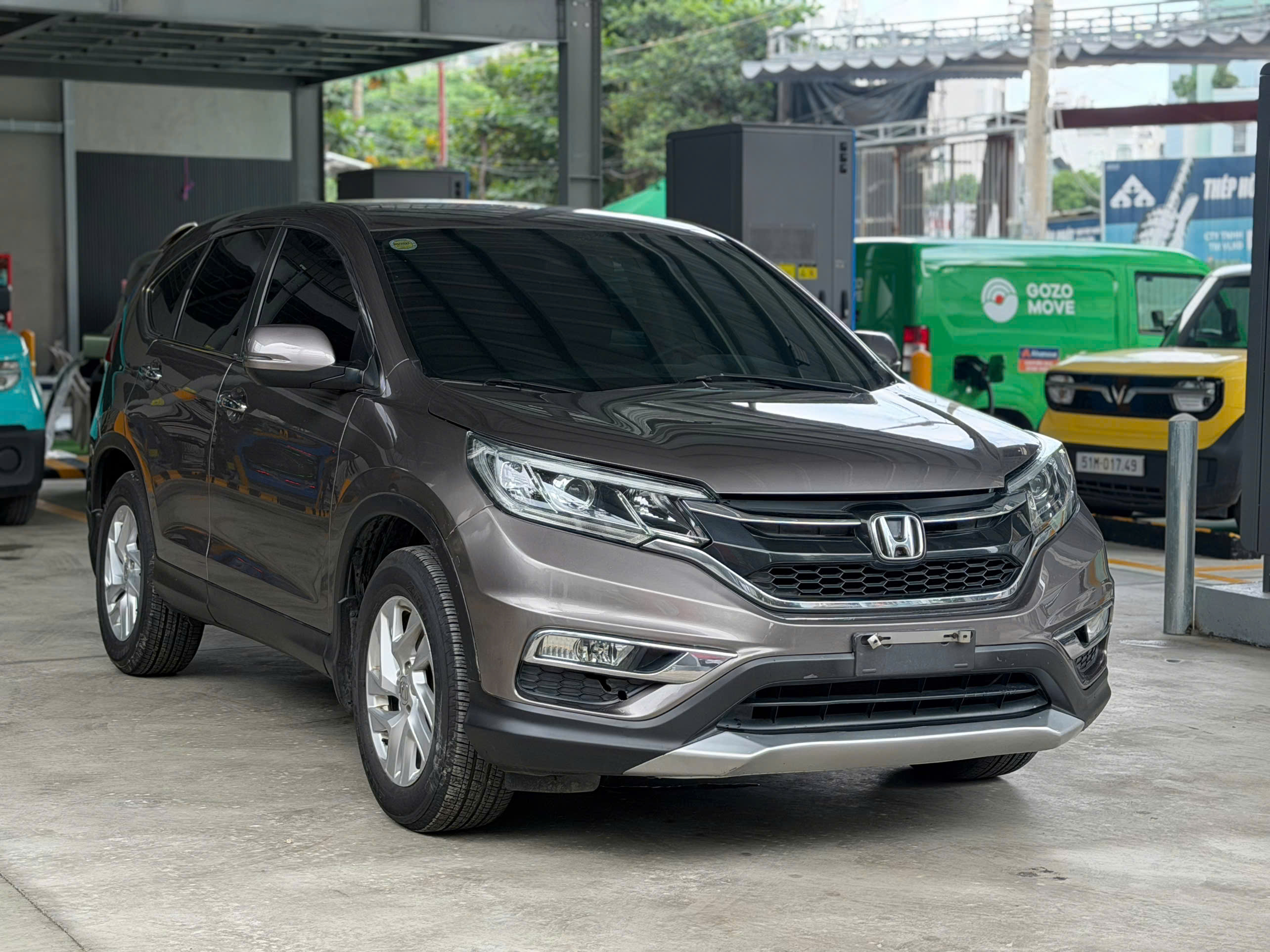 Bán ô tô Honda CR V 2.0 AT năm sản xuất 2017, màu xám (ghi), nhập khẩu