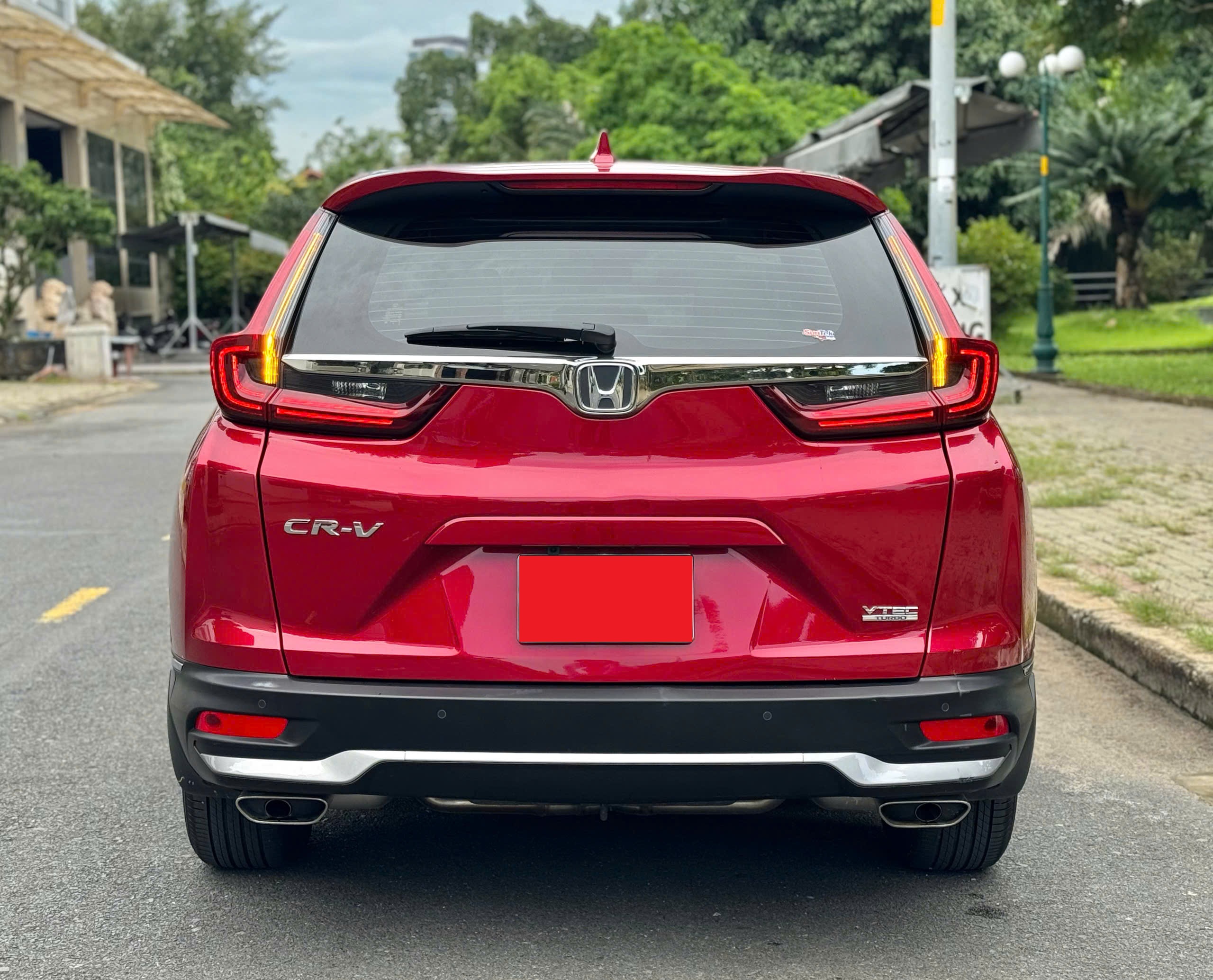 Bán ô tô Honda CR V L sản xuất 2021, màu đỏ, xe nhập