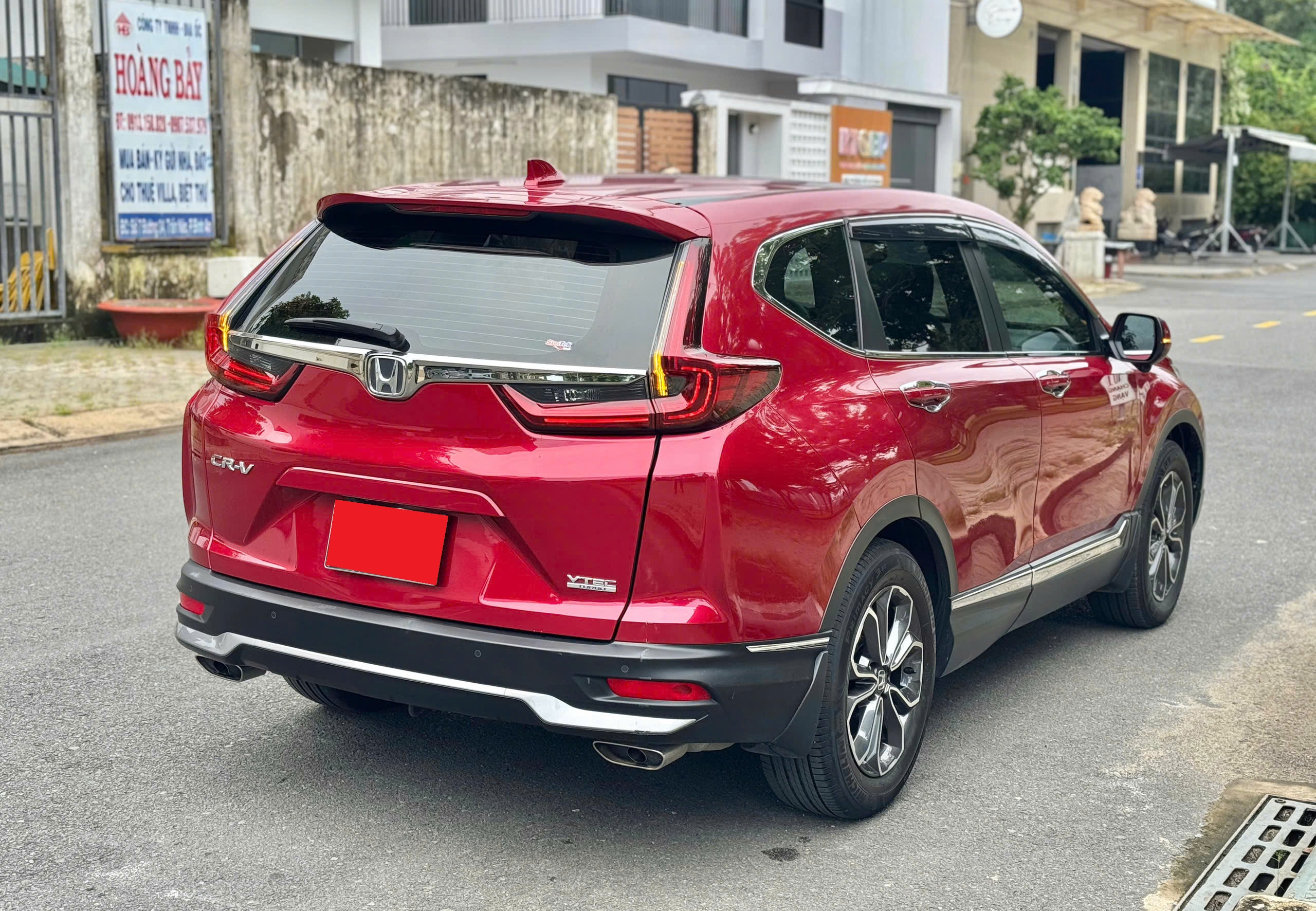 Bán ô tô Honda CR V L sản xuất 2021, màu đỏ, xe nhập