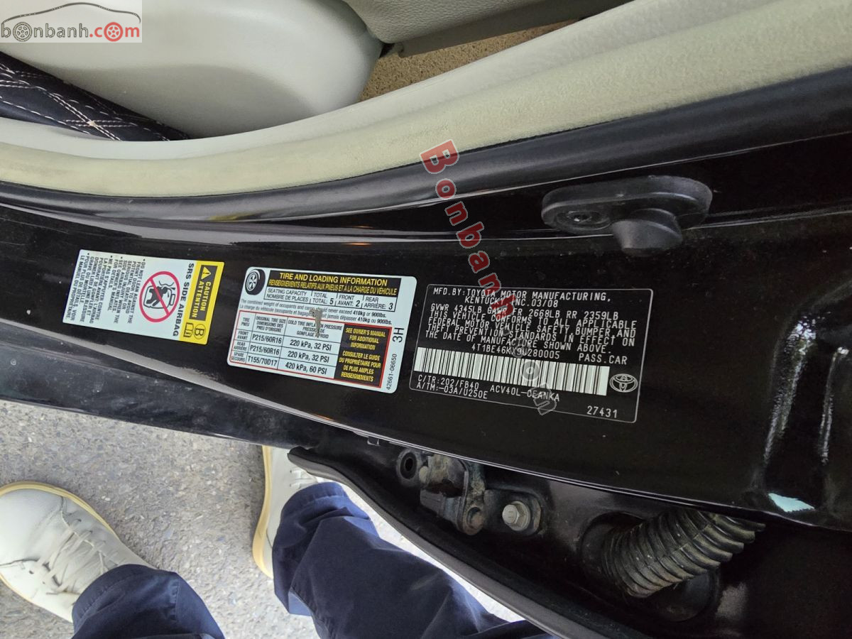 Bán ô tô Toyota Camry LE 2.4 - 2008 - xe cũ