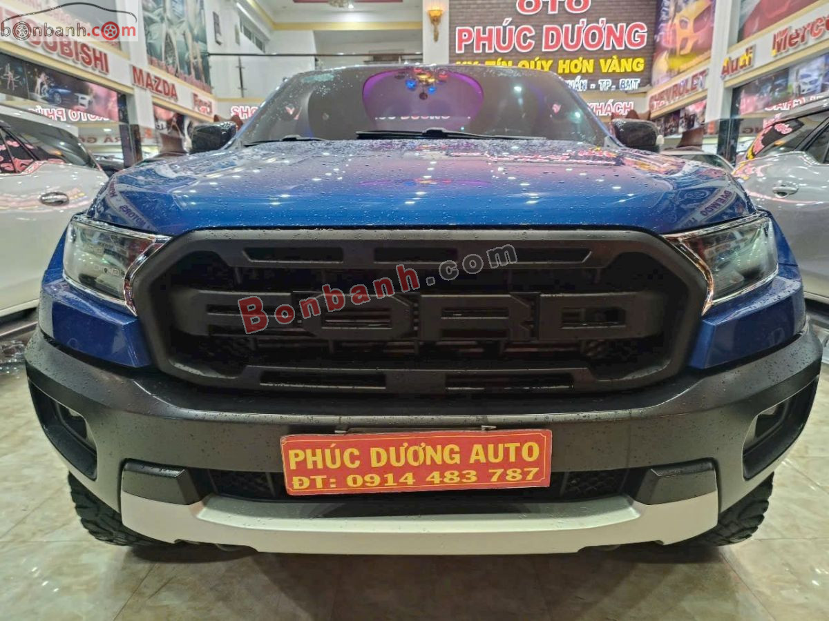 Bán ô tô Ford Ranger Raptor 2.0L 4x4 AT - 2019 - xe cũ
