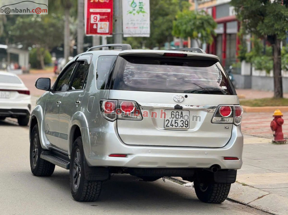 Bán ô tô Toyota Fortuner 2.5G - 2015 - xe cũ