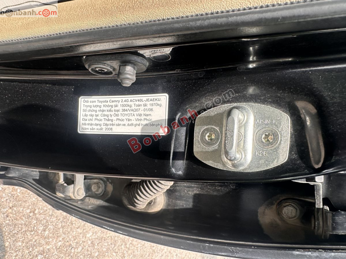 Bán ô tô Toyota Camry 2.4G - 2008 - xe cũ