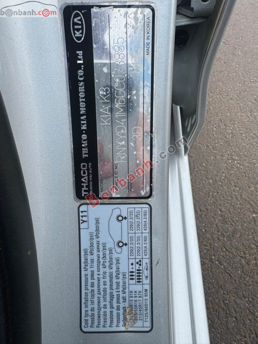 Bán ô tô Kia K3 1.6 MT - 2016 - xe cũ