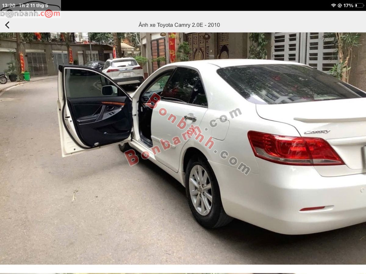 Bán ô tô Toyota Camry 2.0E - 2010 - xe cũ