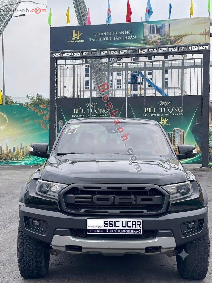 Bán ô tô Ford Ranger Raptor 2.0L 4x4 AT - 2021 - xe cũ