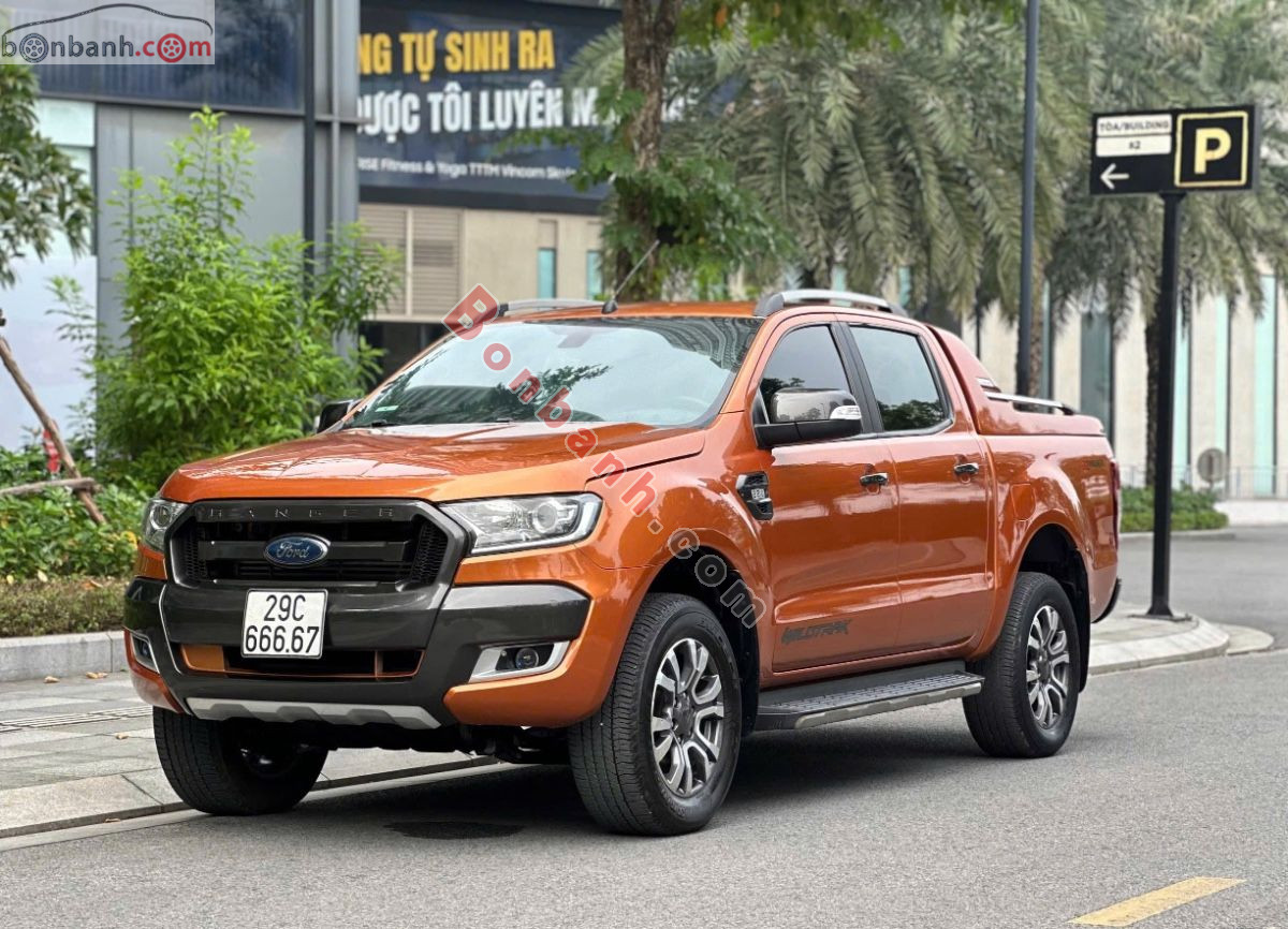 Bán ô tô Ford Ranger Wildtrak 2.2L 4x2 AT - 2016 - xe cũ