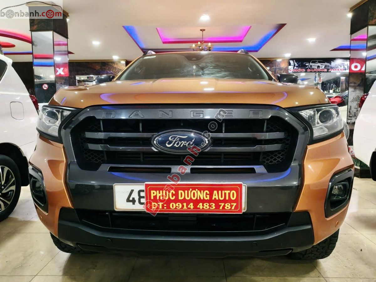 Bán ô tô Ford Ranger Wildtrak 2.0L 4x4 AT - 2018 - xe cũ