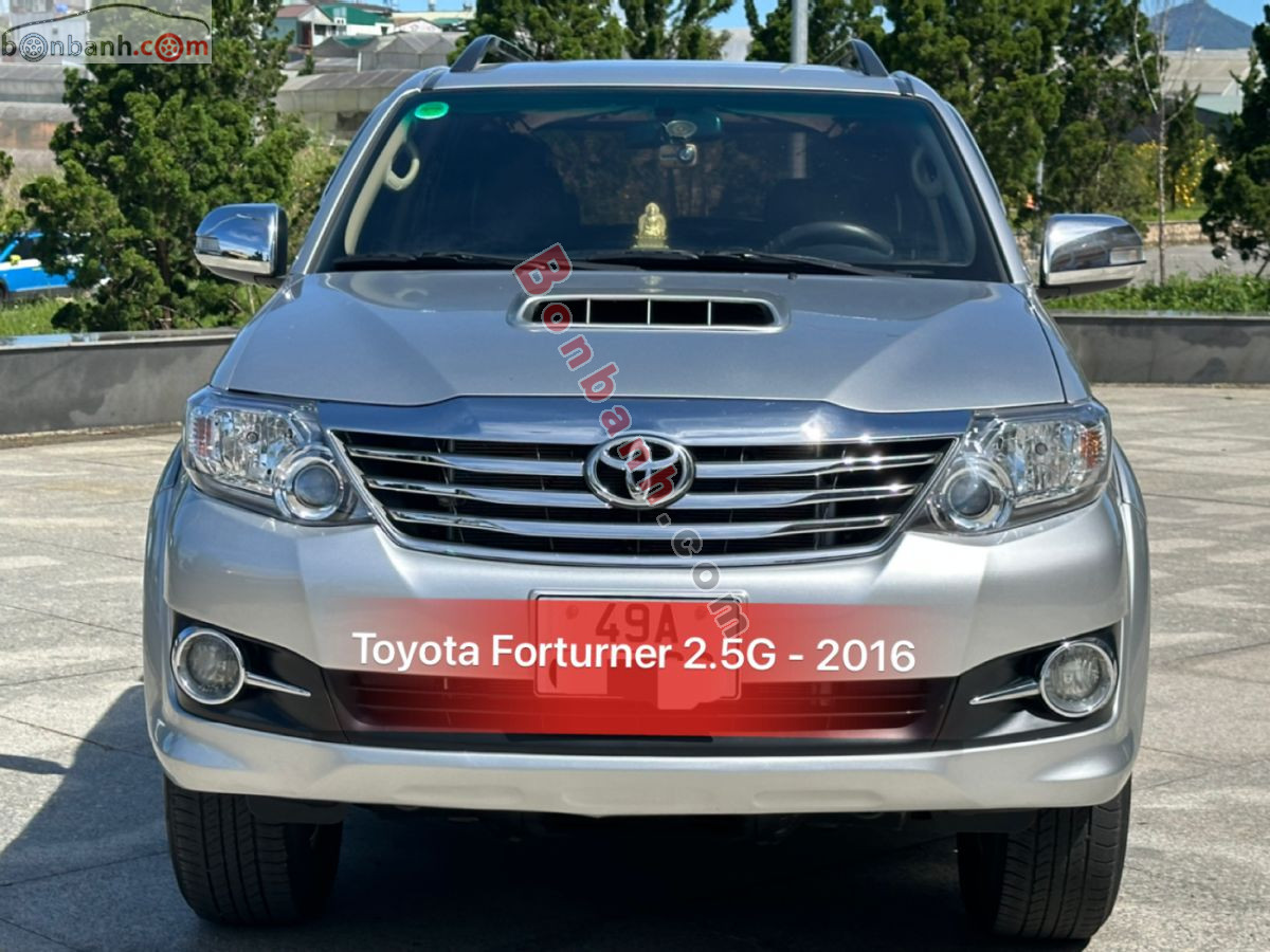 Bán ô tô Toyota Fortuner 2.5G - 2016 - xe cũ
