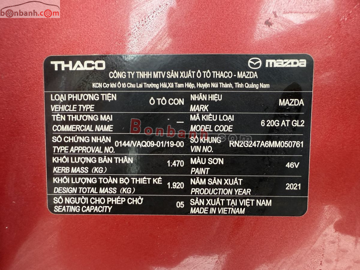 Bán ô tô Mazda 6 Premium 2.0 AT - 2021 - xe cũ