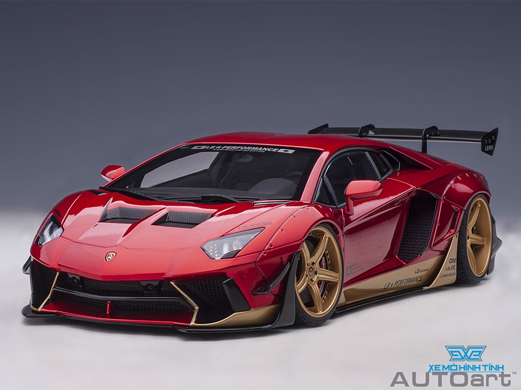 Xe Mô Hình Liberty Walk LB-WORKS Lamborghini Aventador Limited Edition 1:18  AUTOart ( Đỏ )